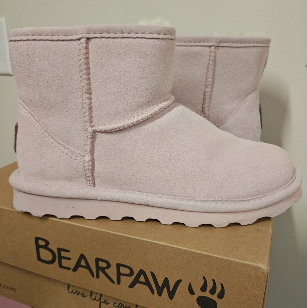 BearPaw Light Pink Boots